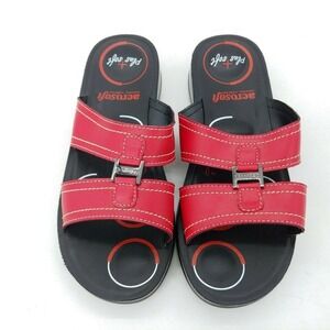 Aerosoft Shoes Womens Lena Slides Sandals Red EUR 38